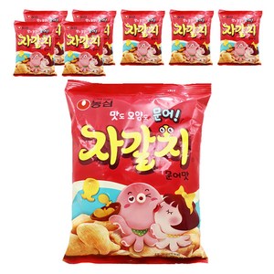 농심 자갈치, 90g, 8개