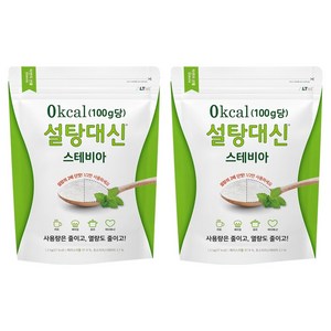 설탕대신 스테비아, 1.2kg, 2개