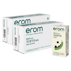 이롬 황성주 박사의 국산콩 두유 검은콩, 190ml, 48개