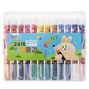 탐사 수채화 물감 6ml x 24종 세트