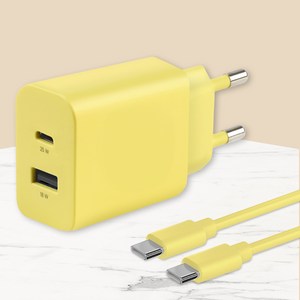 모잇 PD25W 2포트 PPS 초고속충전기 + CtoC 케이블 1.3m