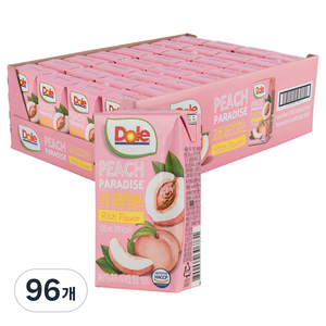 돌 피치 파라다이스 주스, 120ml, 96개