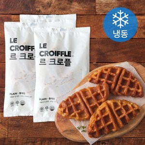 르 크로플 플레인 (냉동), 60g, 1개입, 3개