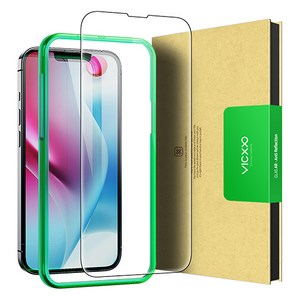 빅쏘 저반사 고화질 AR 코팅 부착가이드 강화유리 휴대폰 액정보호필름