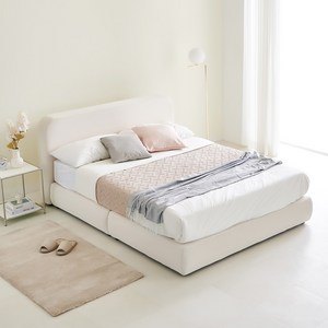 동서가구 스윗 아쿠아패브릭 호텔 침대 프레임 + 소티 본넬 양면 매트리스 세트 방문설치