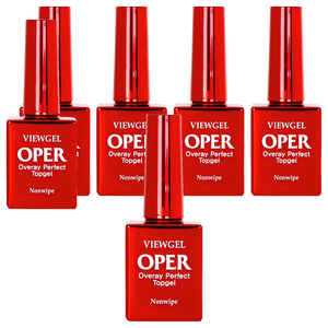 뷰젤 오팔 오버레이 오빠 탑 젤, 10ml, 6개