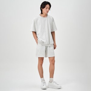 오버캐스트 남성용 반팔 크루넥 셋업