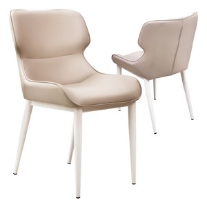 코지라움 PU 프리미엄 인조가죽 두툼한 쿠션방석 식탁의자 1인용 2p 방문설치