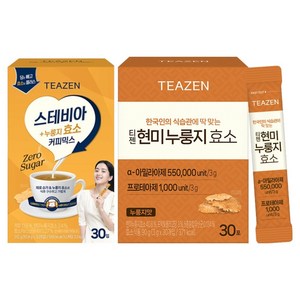 티젠 스테비아 누룽지효소 커피믹스 10.4g 30p + 현미 누룽지 효소 3g 30p