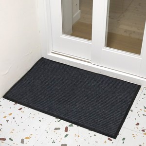 코멧 홈 바닥 출입구 현관 도어매트, 그레이, 60 x 90 cm, 1개