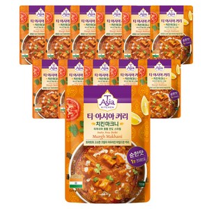 티아시아키친 치킨 마크니 커리 전자레인지용, 170g, 12개