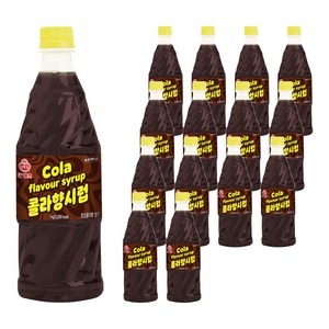 오뚜기 오쉐프 콜라향시럽, 1kg, 15개