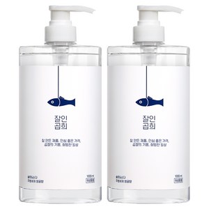 잘인곱희 솔트 & 소다 주방세제 청귤향, 1L, 2개