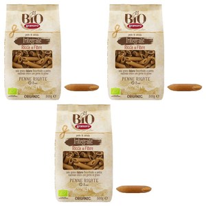 그라노로 유기농 통밀 펜네 리가테, 500g, 3개