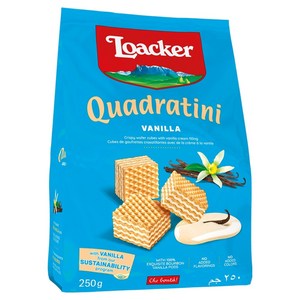 로아커 웨하스 콰드라티니 바닐라, 250g, 1개