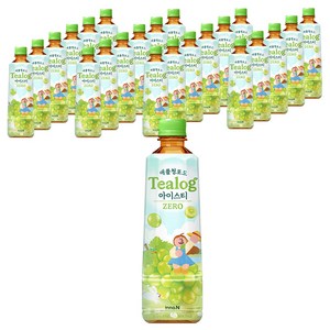 티로그 제로 애플청포도 아이스티, 500ml, 24개