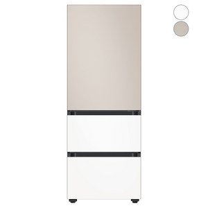 [색상선택형] 삼성전자 비스포크 313L 3도어 키친핏 김치플러스 냉장고 방문설치