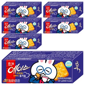해태제과 에이스 과자, 121g, 6개