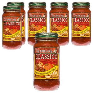 하인즈 클래시코 구운토마토와 마늘 파스타 소스, 680g, 6개