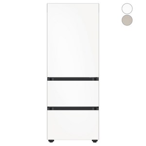 [색상선택형] 삼성전자 비스포크 313L 3도어 키친핏 김치플러스 냉장고 방문설치