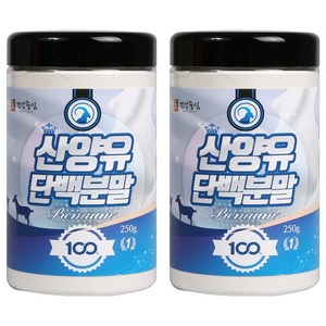 건강중심 산양유 단백질 분말, 250g, 2개