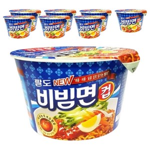 팔도비빔면 컵 115g, 8개