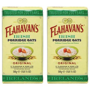 플라하반 포리지 오트밀, 500g, 2개