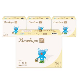 페넬로페 씬씬씬 플러스 밴드기저귀 공용, 4단계, 144매