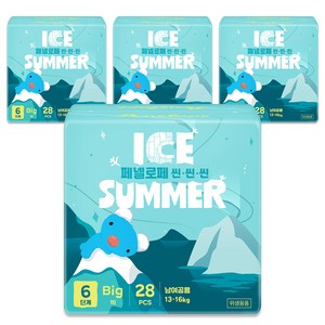 페넬로페 아이스 썸머 팬티기저귀 남여공용, 6단계, 112매