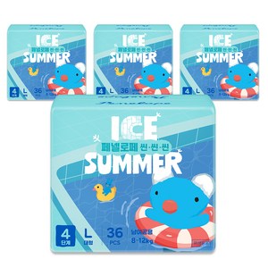 페넬로페 아이스 썸머 팬티기저귀 남여공용, 4단계, 144매