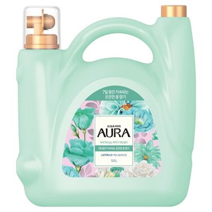 아우라 7일 향기지속 섬유유연제 스모키머스크 플러스 본품, 5.5L, 1개
