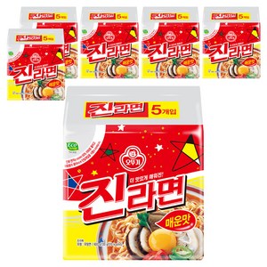 오뚜기 진라면 매운맛 120g, 30개, (상세페이지 참조 X 상세페이지 참조 X 상세페이지 참조)