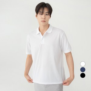 캐럿 남녀공용 카라 반팔 티셔츠