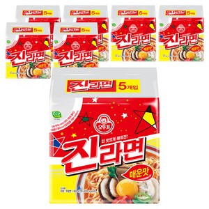 오뚜기 진라면 매운맛 120g, 35개