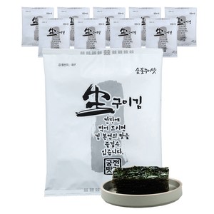 궁전맛김 무조미 전장 생구이김, 13g, 10개