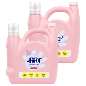 세균아꼼짝마 대용량 항균 버블 핸드워시 파우더향 리필용, 3.5L, 2개