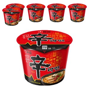 신라면 큰사발면 114g, 6개