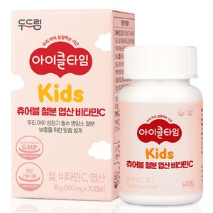 아이클타임 두드림 츄어블 철분 엽산 비타민C 15g, 30정, 1개