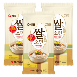 샘표 쌀 소면, 800g, 3개
