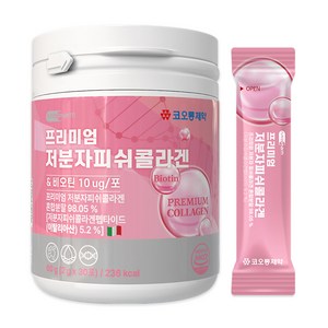 코오롱제약 프리미엄 저분자 피쉬 콜라겐 30p, 60g, 1개