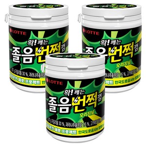 롯데웰푸드 졸음번쩍껌 오리지널, 87g, 3개