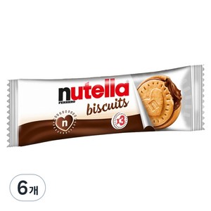 누텔라 비스킷, 41.4g, 6개