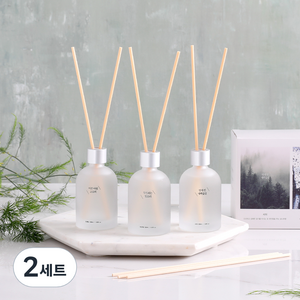 모던하우스 감성 3종 미니어쳐 디퓨저 리미티드 리추얼에디션, 이른아침 고요히,두드리는 빗소리,안개 낀 새벽숲길, 50ml, 2세트