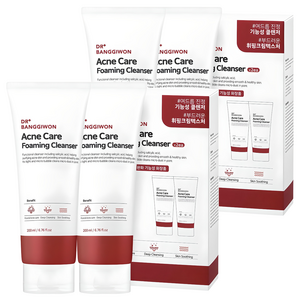 닥터방기원 아크네 케어 포밍 클렌저, 200ml, 4개