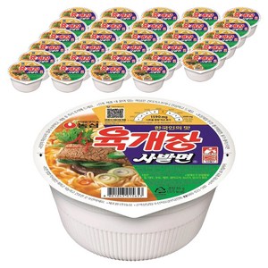 육개장 사발면 86g, 60개