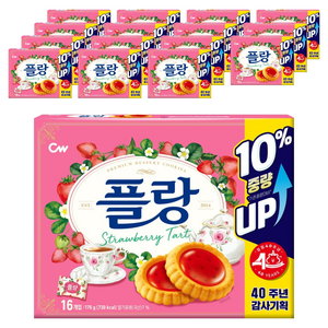 청우식품 플랑, 160g, 16개