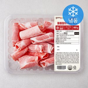 곰곰 돌돌말이 대패 목심 (냉동), 400g, 1개