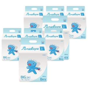 페넬로페 씬씬씬 플러스 팬티기저귀 남아용, 6단계, 192매