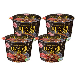 오뚜기 짜슐랭 용기 라면 125g, 4개