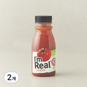 아임리얼 토마토 주스, 190ml, 2개